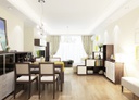 Modern minimalist living room