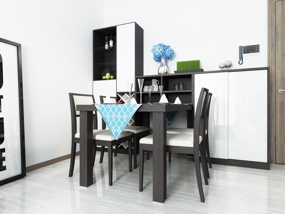 Modern and simple guest dining DZKX05