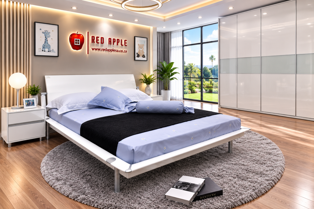 Queen Bed Excl. Mattress