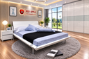 Queen Bed Excl. Mattress