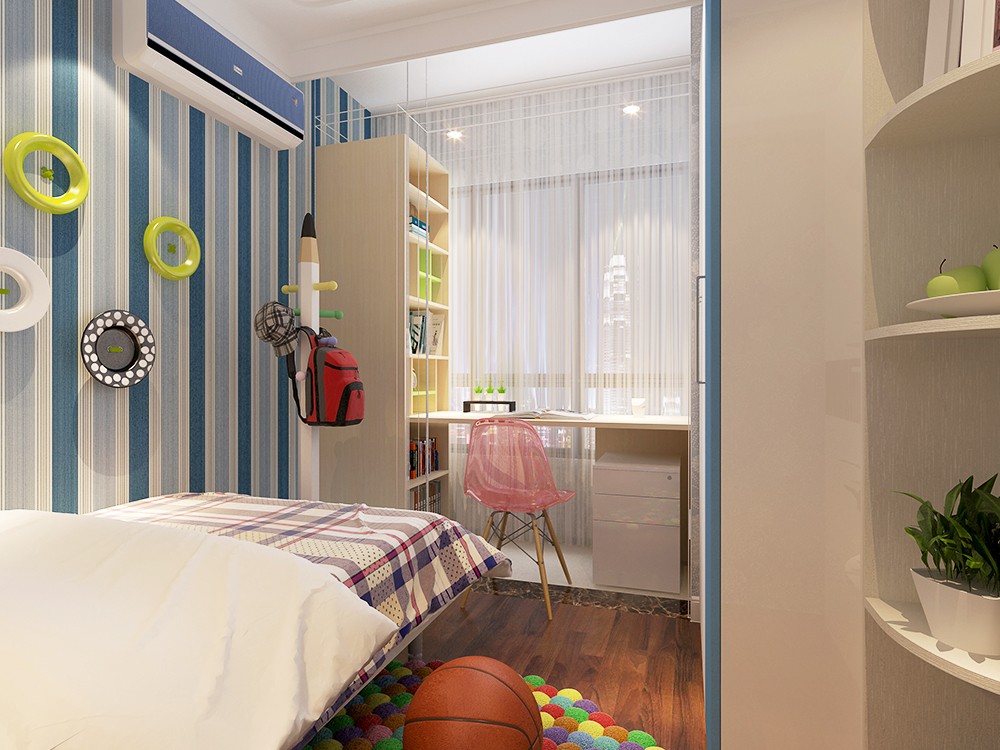 Modern Simple Teenager Room DZQ019