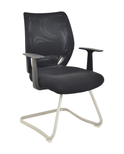 [1258103] Visitor Office Chair (BLACK Black Blk/Blk)