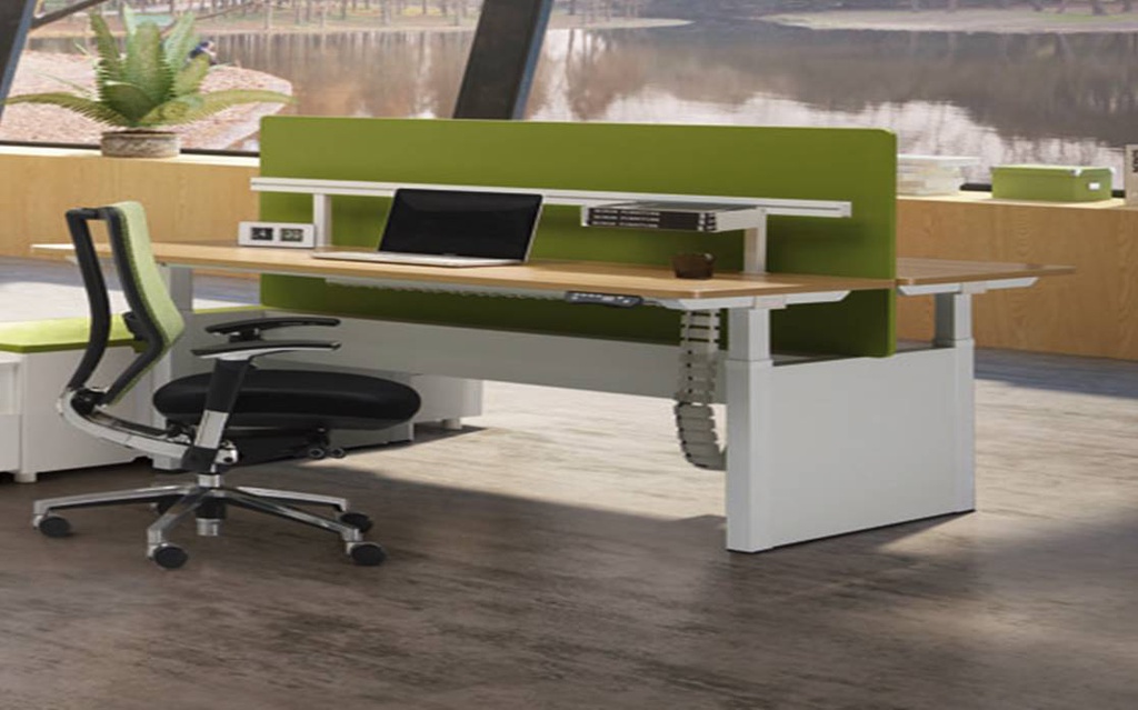 2 Seat/Height Adj Workstation