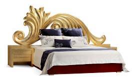 [1110821] King/Queen Bed Excl. Mattress