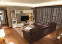 Modern minimalist living room