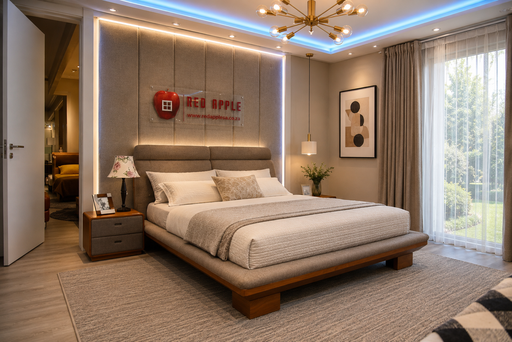 [1311709] Queen Bed Excl. Mattress