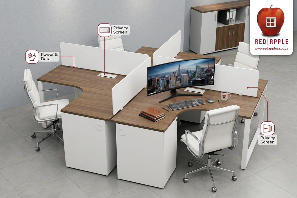 4 Seat Workstation