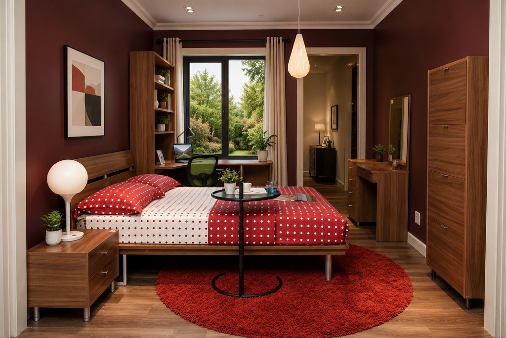 King/Queen Bed Excl. Mattress