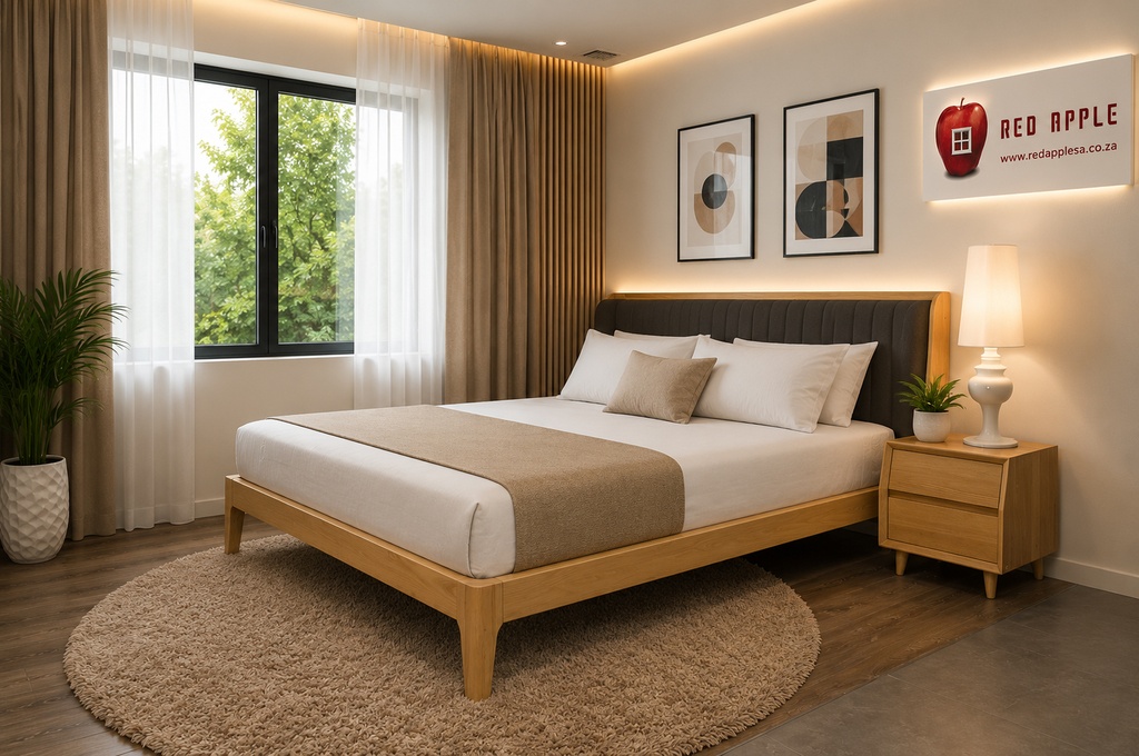 King/Queen Bed Excl. Mattress