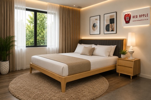 King/Queen Bed Excl. Mattress