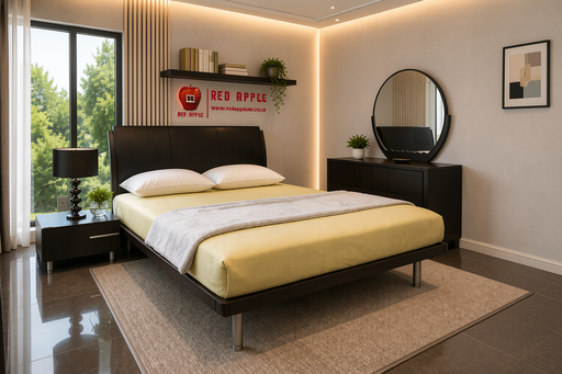 King/Queen Bed Excl. Mattress