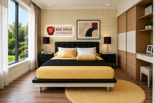 [1069983] King/Queen Bed Excl. Mattress